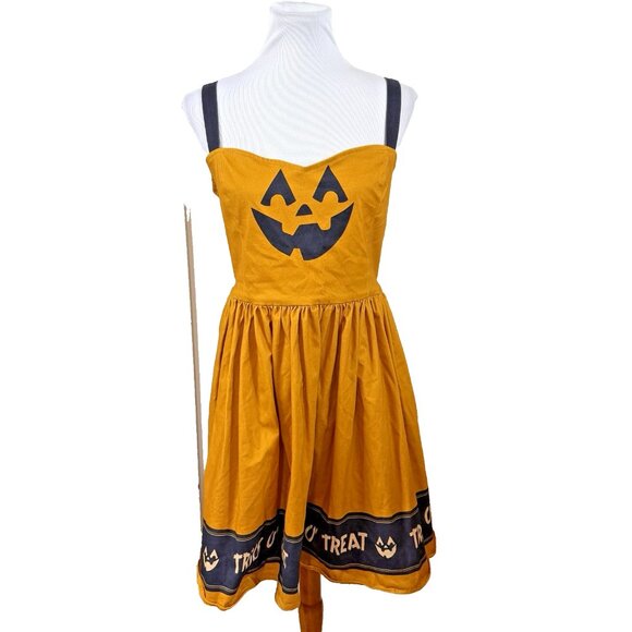 Oblong Box Shop Retro Halloween Spooky Vintage Style Prudence Mini Dress 3XL - Picture 1 of 8